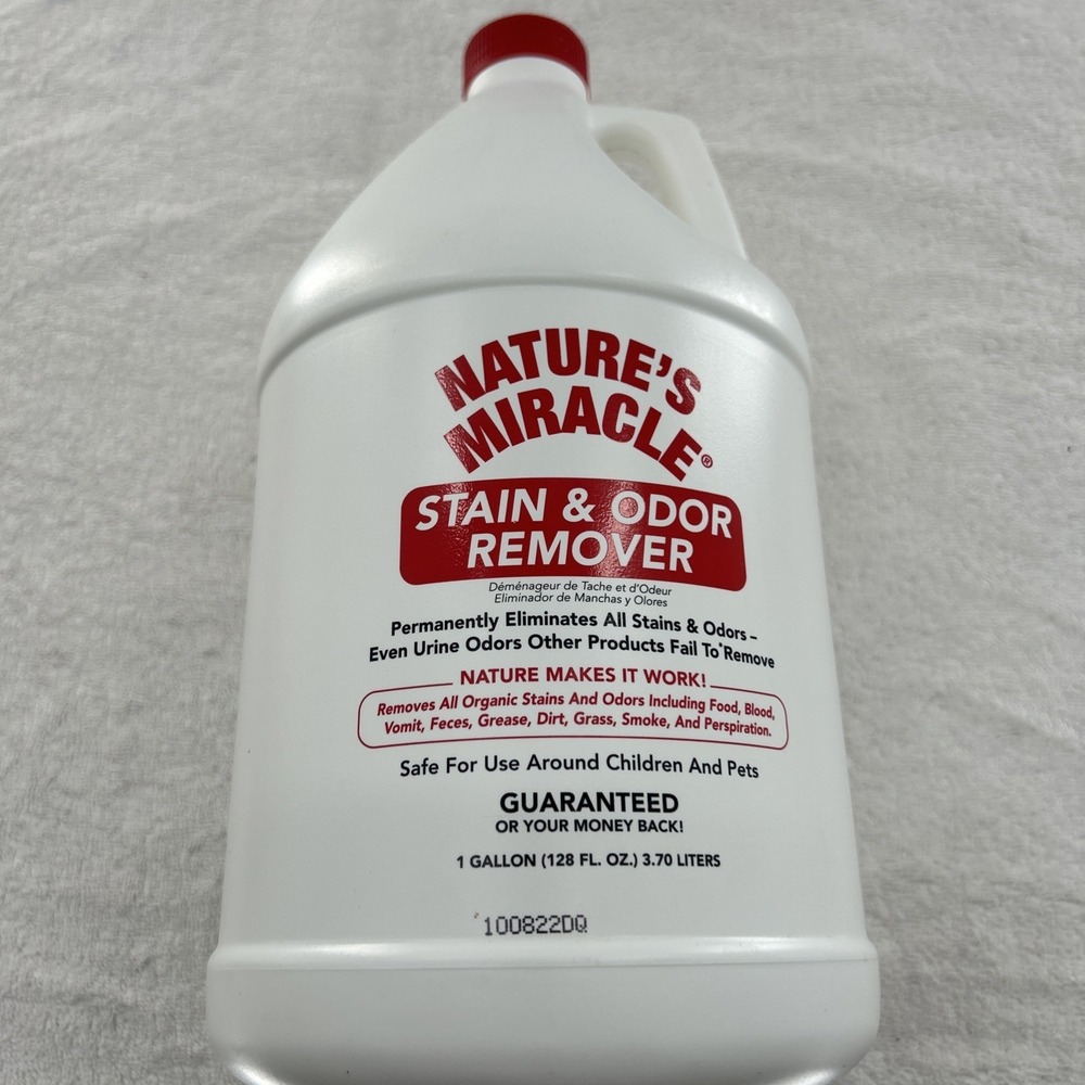 Nature's Miracle Stain and Odor Remover Gallon 128 Fl Oz Original Formula Sealed